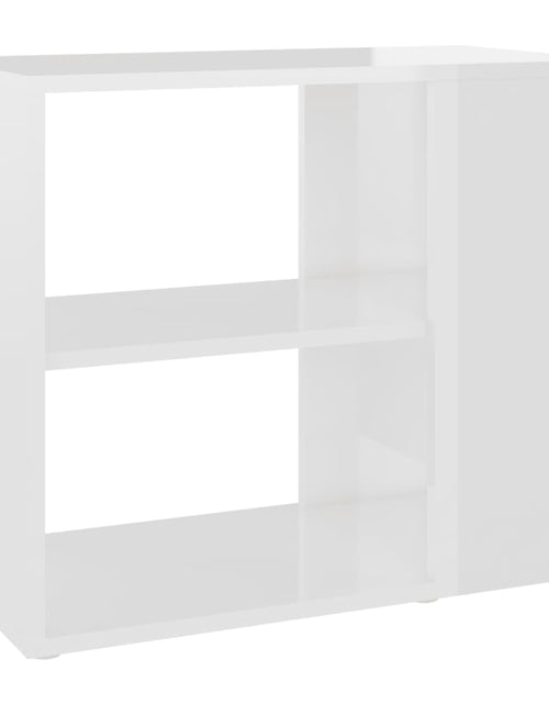 Încărcați imaginea în vizualizatorul Galerie, Dulap lateral, alb extralucios, 60x30x50 cm, PAL - Lando
