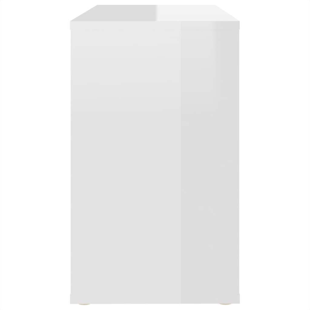 Dulap lateral, alb extralucios, 60x30x50 cm, PAL - Lando