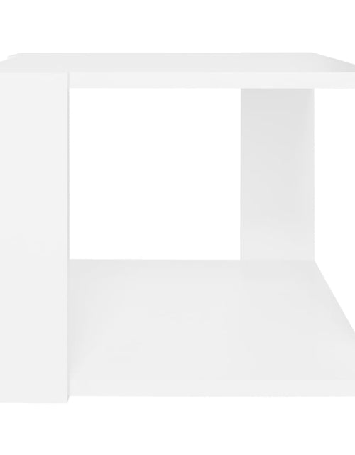 Загрузите изображение в средство просмотра галереи, Masă de cafea, alb, 40x40x30 cm, lemn compozit Lando - Lando

