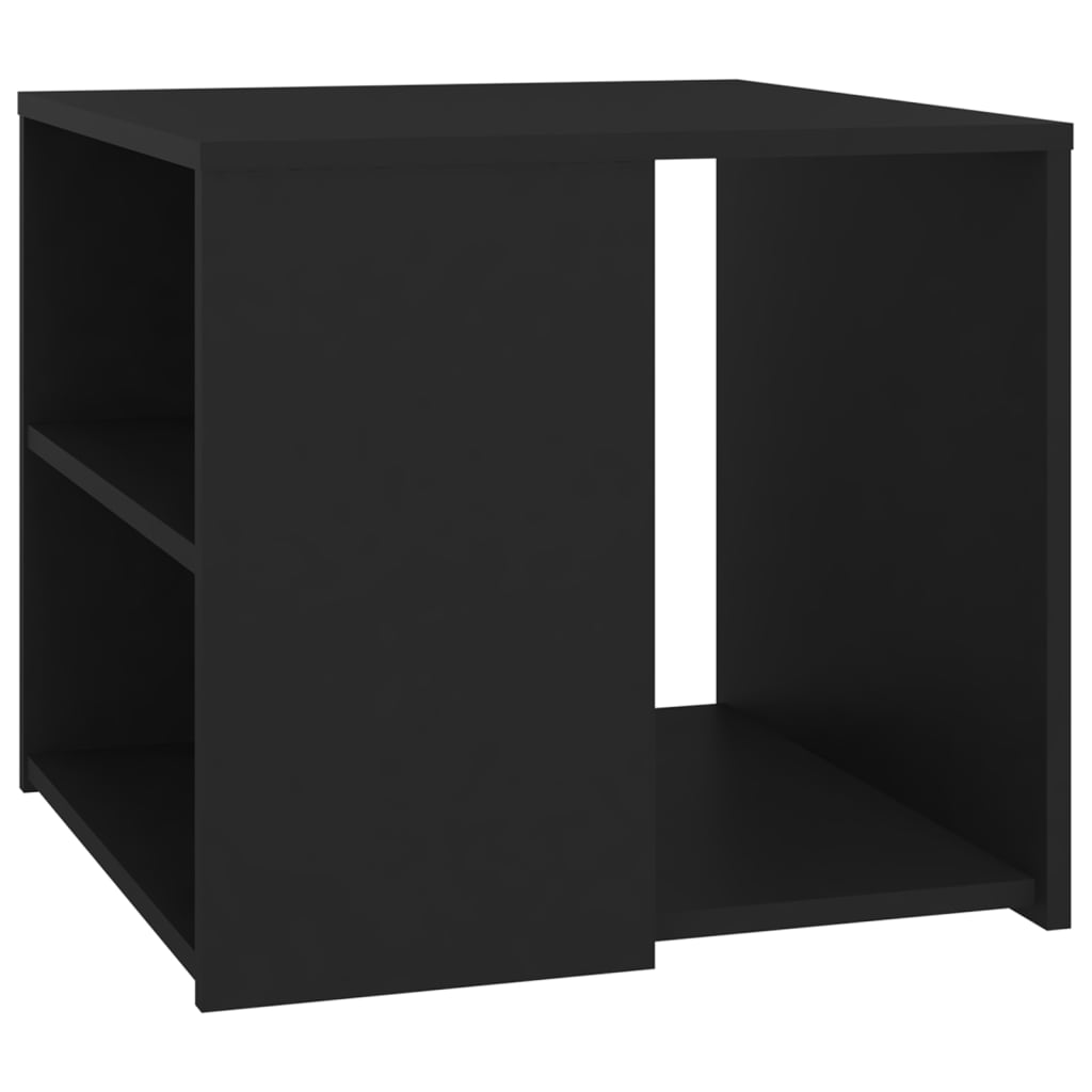 Masă laterală, negru, 50x50x45 cm, PAL Lando - Lando