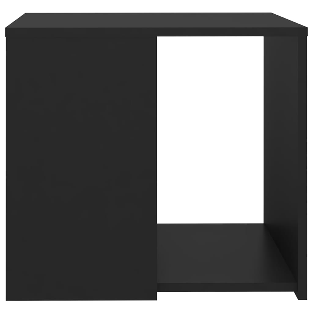 Masă laterală, negru, 50x50x45 cm, PAL Lando - Lando