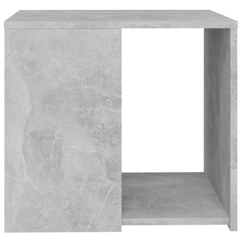 Masă laterală, gri beton, 50x50x45 cm, PAL Lando - Lando
