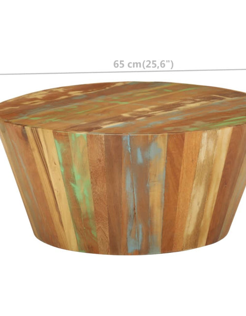 Загрузите изображение в средство просмотра галереи, Măsuță de cafea, Ø65x31 cm, lemn masiv reciclat Lando - Lando
