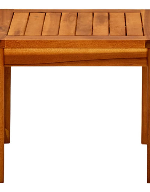 Загрузите изображение в средство просмотра галереи, Măsuță de cafea de grădină, 45x45x36 cm, lemn masiv acacia - Lando
