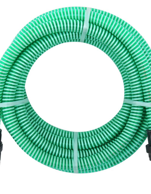 Încărcați imaginea în vizualizatorul Galerie, Furtun de aspirație cu racorduri din PVC, verde 1,1&quot; 4 m, PVC - Lando
