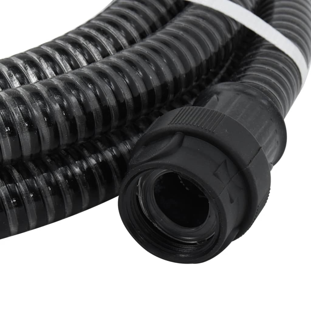 Furtun de aspirare cu racorduri din PVC, negru, 10 m, 22 mm Lando - Lando