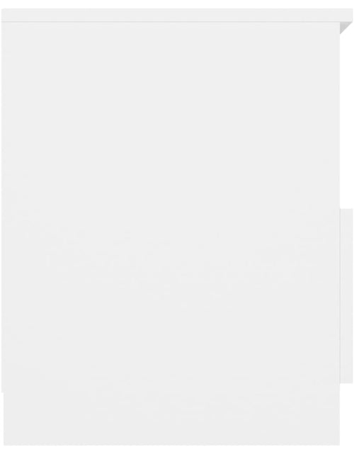 Încărcați imaginea în vizualizatorul Galerie, Noptiere, 2 buc., alb, 40x40x50 cm, PAL - Lando
