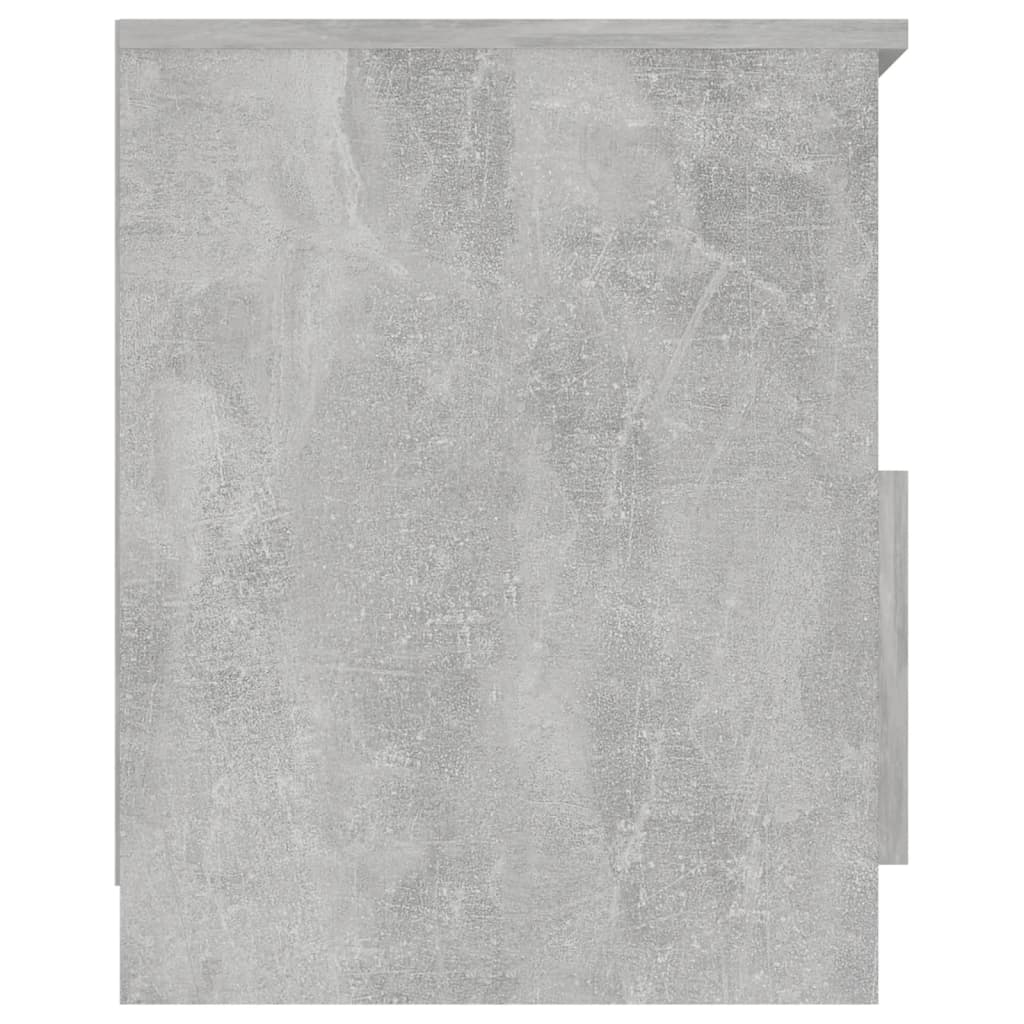 Noptiere, 2 buc., gri beton, 40x40x50 cm, PAL - Lando