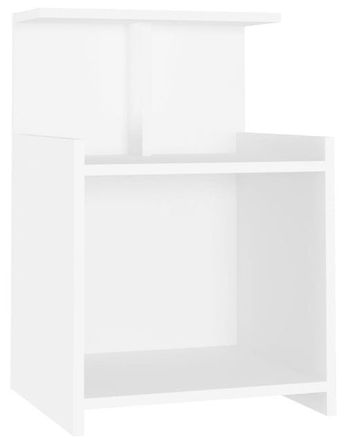 Încărcați imaginea în vizualizatorul Galerie, Noptieră, alb, 40x35x60 cm, PAL - Lando
