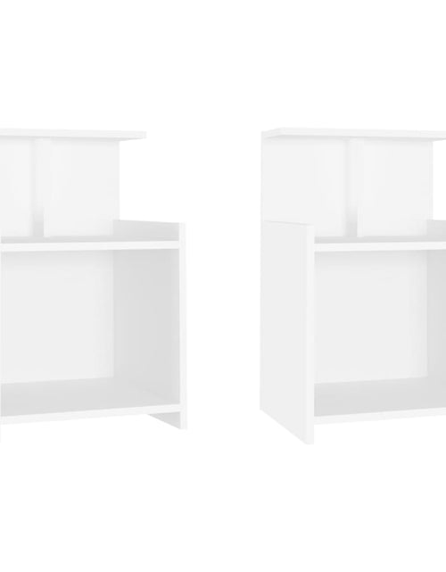 Загрузите изображение в средство просмотра галереи, Noptiere, 2 buc., alb, 40x35x60 cm, PAL - Lando
