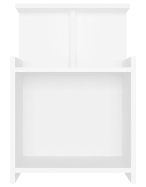 Încărcați imaginea în vizualizatorul Galerie, Noptiere, 2 buc., alb, 40x35x60 cm, PAL - Lando
