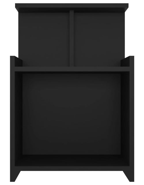 Încărcați imaginea în vizualizatorul Galerie, Noptieră, negru, 40x35x60 cm, PAL - Lando
