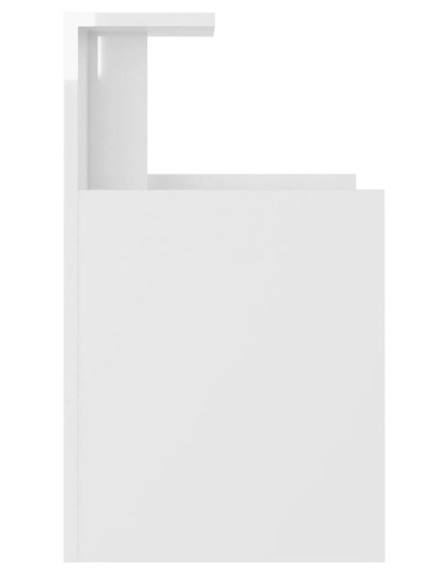 Загрузите изображение в средство просмотра галереи, Noptieră, alb extralucios, 40x35x60 cm, PAL - Lando
