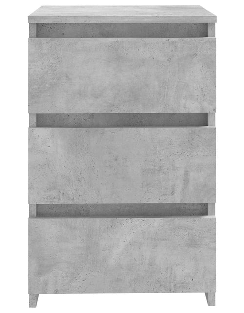 Încărcați imaginea în vizualizatorul Galerie, Noptieră, gri beton, 40x35x62,5 cm, lemn compozit - Lando
