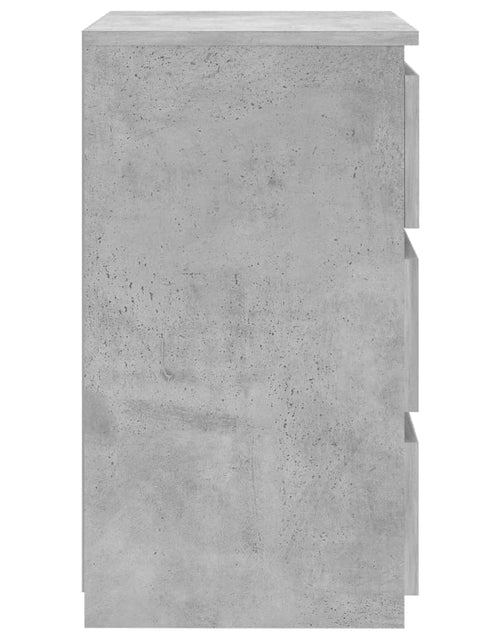 Загрузите изображение в средство просмотра галереи, Noptieră, gri beton, 40x35x62,5 cm, lemn compozit - Lando
