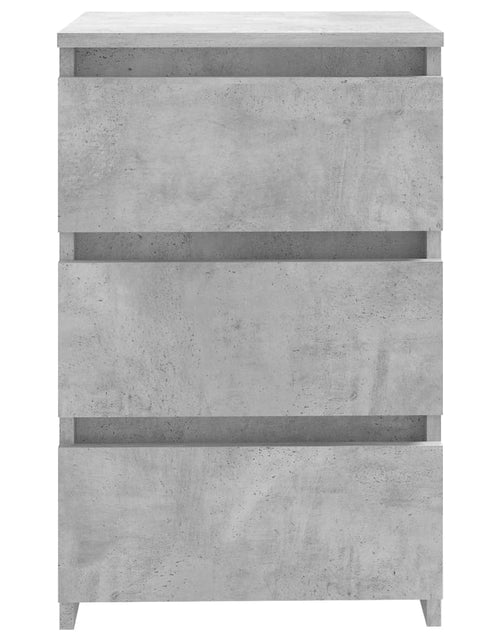 Încărcați imaginea în vizualizatorul Galerie, Noptiere, 2 buc., gri beton, 40x35x62,5 cm, lemn compozit - Lando
