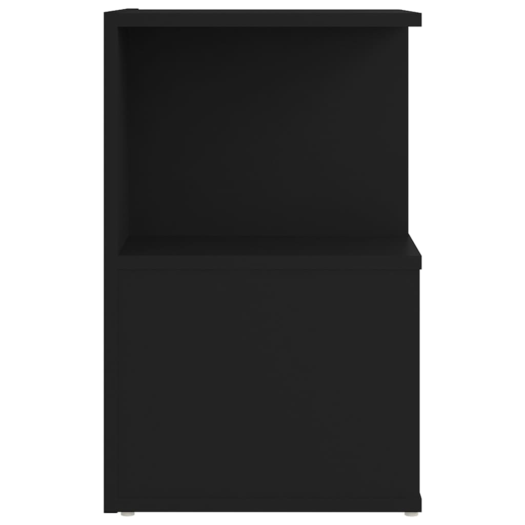 Noptiere, 2 buc., negru, 35x35x55 cm, PAL - Lando