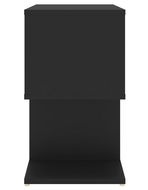 Încărcați imaginea în vizualizatorul Galerie, Noptiere, 2 buc., negru, 50x30x51,5 cm, PAL - Lando
