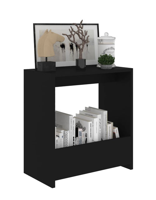 Загрузите изображение в средство просмотра галереи, Masă laterală, negru, 50x26x50 cm, PAL - Lando
