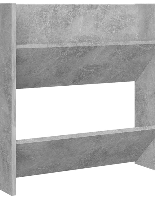 Încărcați imaginea în vizualizatorul Galerie, Pantofare de perete, 4 buc., gri beton, 60x18x60 cm, PAL - Lando
