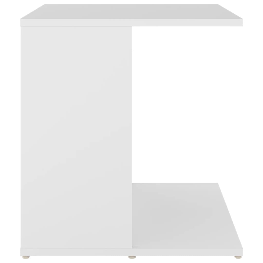 Masă laterală, alb, 45x45x48 cm, PAL Lando - Lando