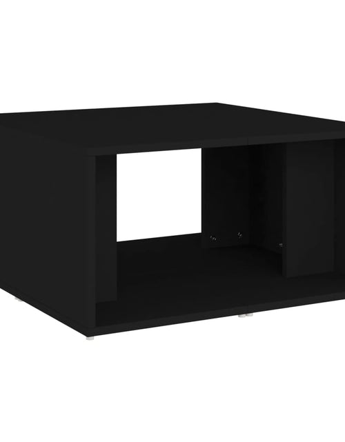 Загрузите изображение в средство просмотра галереи, Măsuțe de cafea, 4 buc., negru, 33x33x33 cm, PAL Lando - Lando
