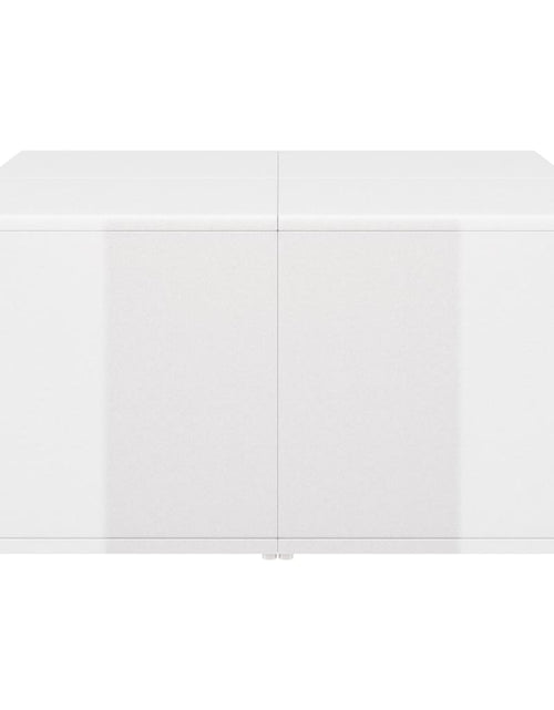 Încărcați imaginea în vizualizatorul Galerie, Măsuțe de cafea, 4 buc., alb extralucios, 33x33x33 cm, PAL Lando - Lando
