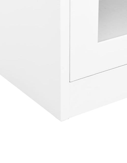 Загрузите изображение в средство просмотра галереи, Dulap de birou, alb, 90x40x90 cm, oțel - Lando
