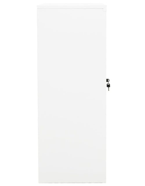 Încărcați imaginea în vizualizatorul Galerie, Dulap de birou, alb, 90x40x105 cm, oțel - Lando
