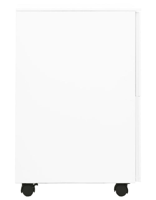 Încărcați imaginea în vizualizatorul Galerie, Dulap dosare mobil, alb, 39x45x67 cm, oțel Lando - Lando

