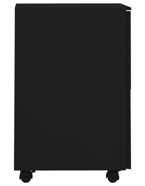 Încărcați imaginea în vizualizatorul Galerie, Dulap dosare mobil, negru, 39x45x67 cm, oțel Lando - Lando
