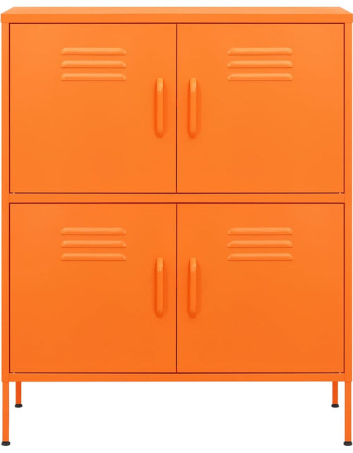 Încărcați imaginea în vizualizatorul Galerie, Dulap de depozitare, portocaliu, 80x35x101,5 cm, oțel - Lando
