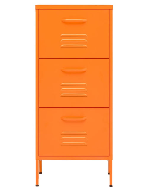 Загрузите изображение в средство просмотра галереи, Dulap de depozitare, portocaliu, 42,5x35x101,5 cm, oțel - Lando
