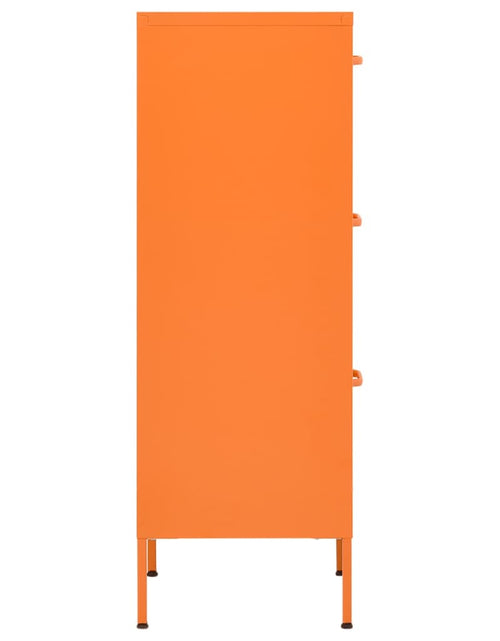 Încărcați imaginea în vizualizatorul Galerie, Dulap de depozitare, portocaliu, 42,5x35x101,5 cm, oțel - Lando
