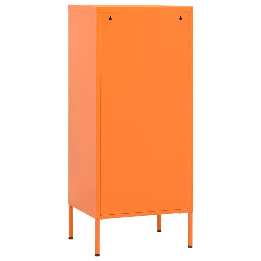 Dulap de depozitare, portocaliu, 42,5x35x101,5 cm, oțel - Lando