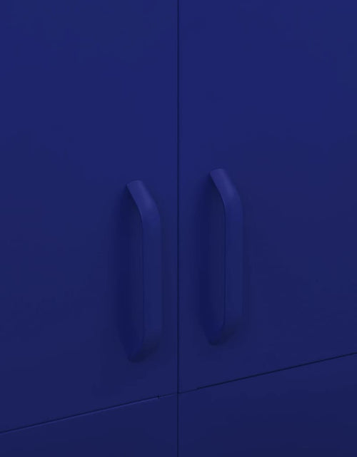 Încărcați imaginea în vizualizatorul Galerie, Șifonier, bleumarin, 90x50x180 cm, oțel - Lando

