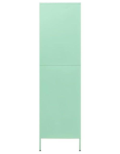 Încărcați imaginea în vizualizatorul Galerie, Șifonier, verde mentă, 90x50x180 cm, oțel - Lando

