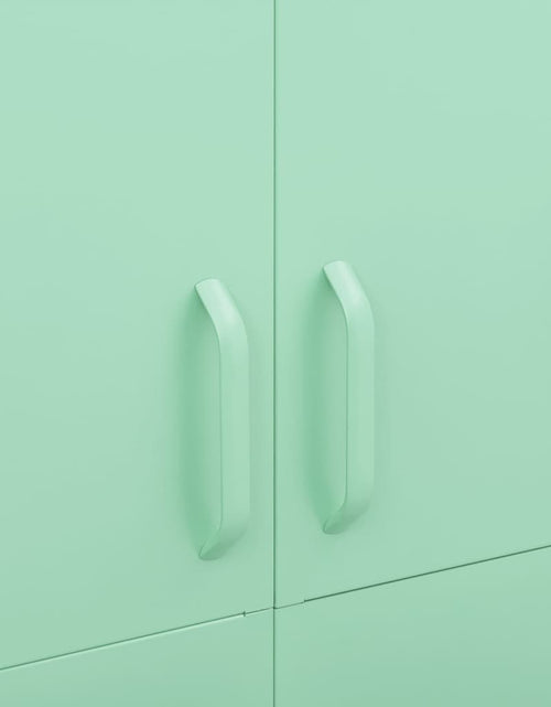 Încărcați imaginea în vizualizatorul Galerie, Șifonier, verde mentă, 90x50x180 cm, oțel - Lando
