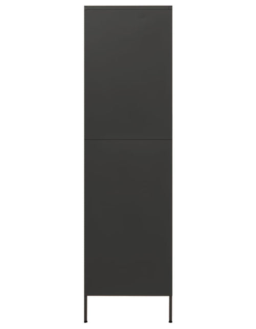 Încărcați imaginea în vizualizatorul Galerie, Șifonier, antracit, 90x50x180 cm oțel - Lando
