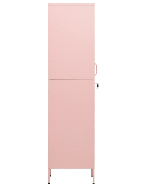 Încărcați imaginea în vizualizatorul Galerie, Dulap de vestiar, roz, 35x46x180 cm, oțel - Lando
