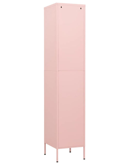 Загрузите изображение в средство просмотра галереи, Dulap de vestiar, roz, 35x46x180 cm, oțel - Lando
