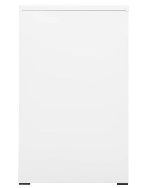 Încărcați imaginea în vizualizatorul Galerie, Fișet, alb, 46x62x102,5 cm, oțel Lando - Lando
