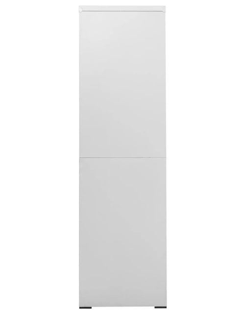 Загрузите изображение в средство просмотра галереи, Fișet, gri deschis, 90x46x164 cm, oțel Lando - Lando
