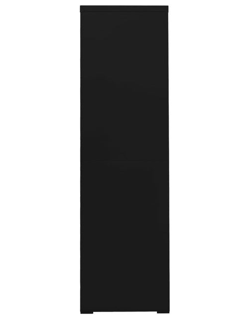 Загрузите изображение в средство просмотра галереи, Fișet, negru, 90x46x164 cm, oțel Lando - Lando

