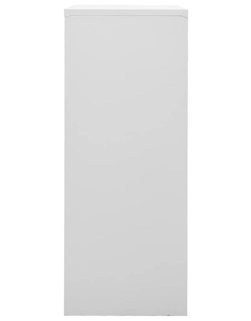 Încărcați imaginea în vizualizatorul Galerie, Dulap de birou, gri deschis, 90x40x102 cm, oțel - Lando
