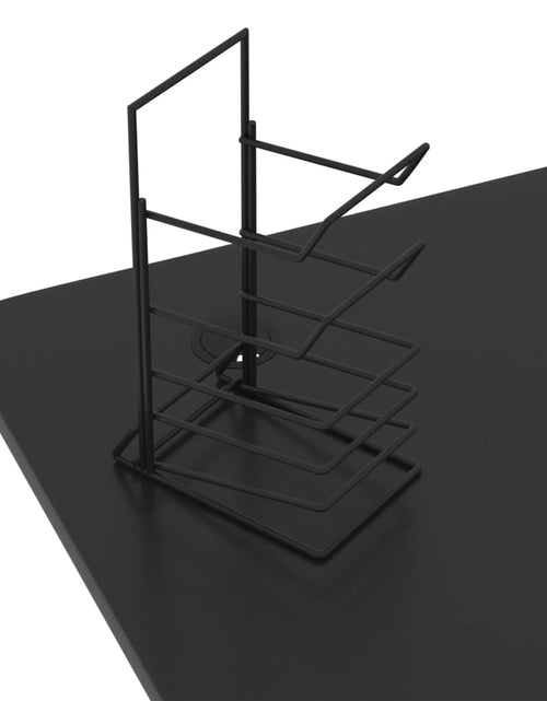 Încărcați imaginea în vizualizatorul Galerie, Birou de gaming cu picioare formă Y, negru, 110x60x75 cm - Lando
