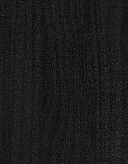 Încărcați imaginea în vizualizatorul Galerie, Bibliotecă cu 2 rafturi, negru, 40x30x70 cm, lemn masiv de pin Lando - Lando
