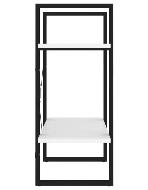 Загрузите изображение в средство просмотра галереи, Bibliotecă cu 2 rafturi, alb, 60x30x70 cm, PAL Lando - Lando
