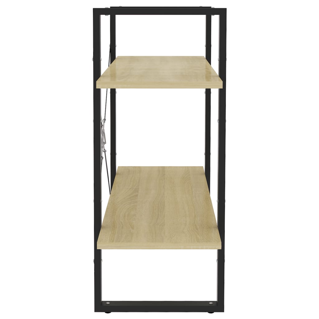 Bibliotecă cu 2 rafturi, stejar sonoma, 80x30x70 cm, PAL Lando - Lando