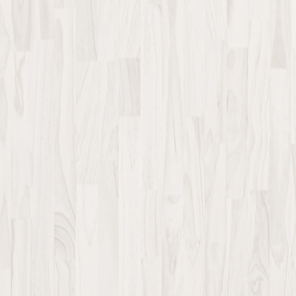 Dulap înalt, alb, 80x30x210 cm, lemn masiv de pin Lando - Lando